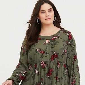 Olive torrid top